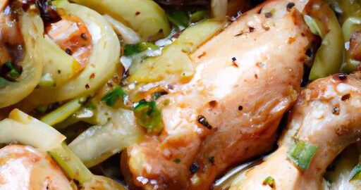 Kuřecí s jarní cibulkou