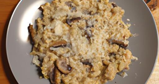 Rizoto se šampiňony a parmezánem