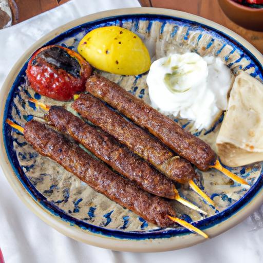 Kebab z Damasku s jogurtem