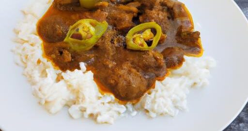 Pikantní jehněčí kari s rýží