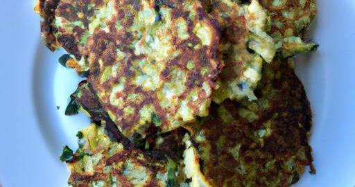 Cuketové placky s čerstvým bylinkami