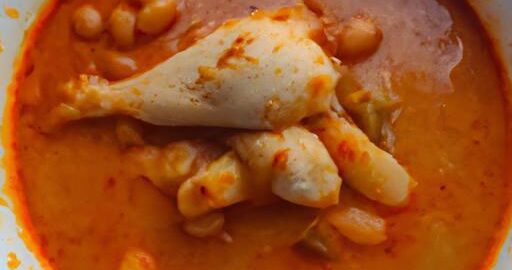 Kuřecí bob s kokosovým mlékem