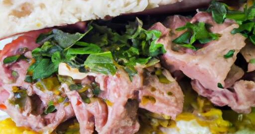 Argentinské masové sendviče s chimichurri