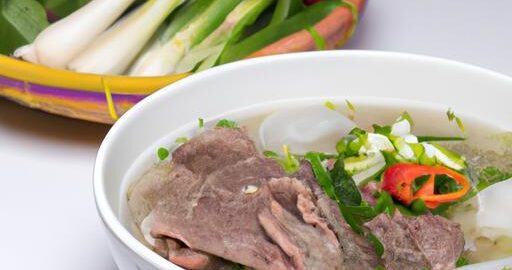 Phở bò – polévka s hovězím masem