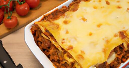 Lasagne Bolognese s rajčaty