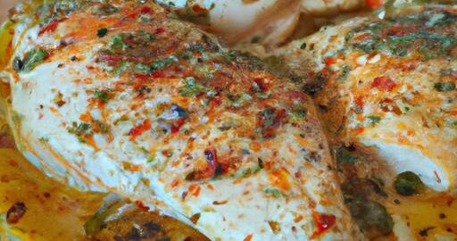 Kuřecí ohniváku s bylinkovým máslem