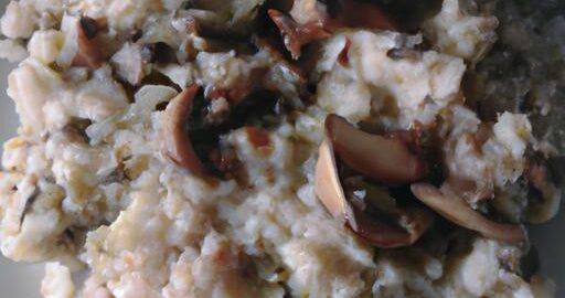 Jemné rizoto s houbami