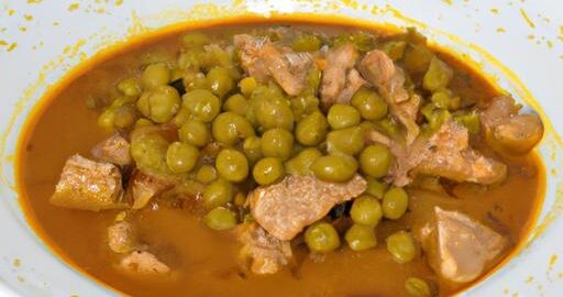 Masová kari s hráškem