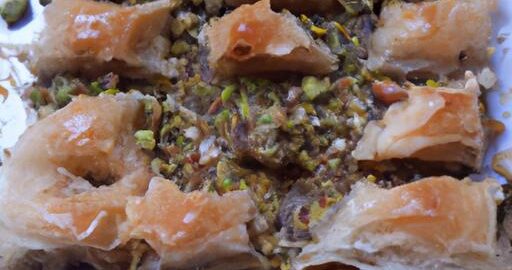 Baklava z pistácií a medu