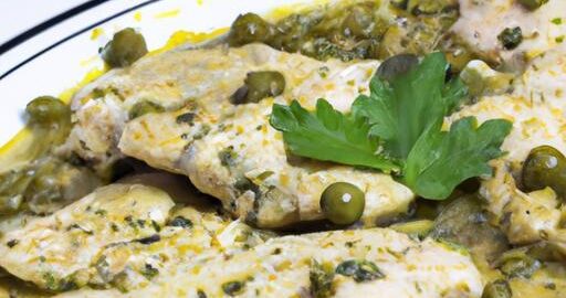 Kuřecí piccata s kaparou