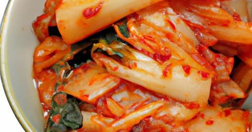 Kimchi, korejská pikantní kvašená zelenina