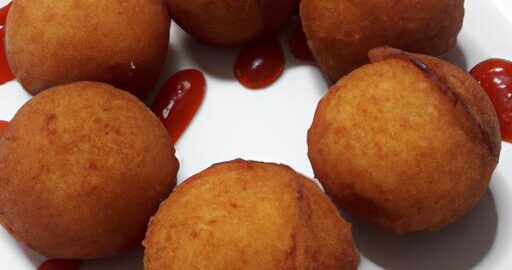 Brazilské krevetové smažené kuličky