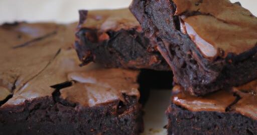 Veganské čokoládové brownies s avokádem