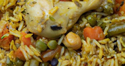 Kořeněný kuřecí pilaf s ořechy