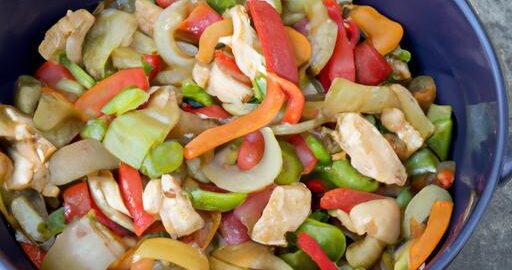 Kuřecí wok se zeleninou