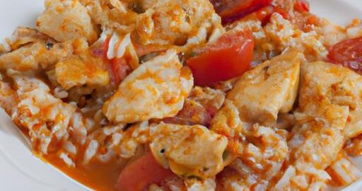 Kuře s rajčaty a rýží