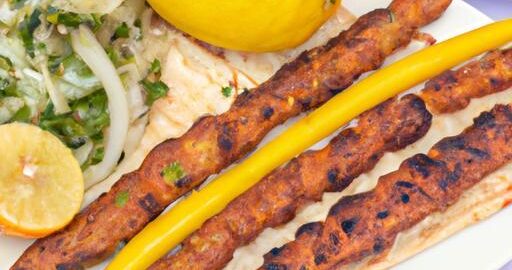 Joojeh kebab s limetkou