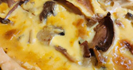 Quiche Lorraine s houbami