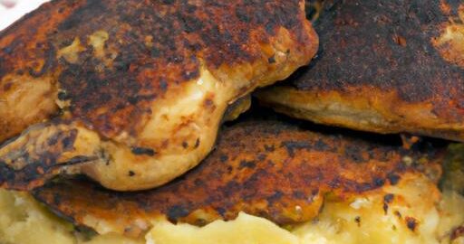 Pečené kuře s bramborovými placky