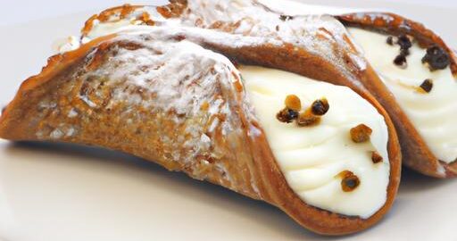 Cannoli s ricottou a šlehačkou