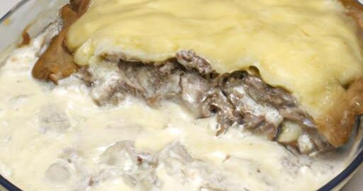 Hovězí nákyp se sýrem