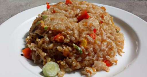 Nasi Goreng Jídlo z výpražené rýže