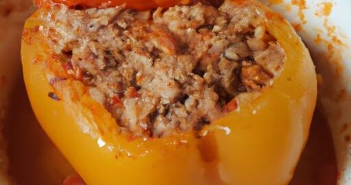 Plněná paprika s masovou náplní