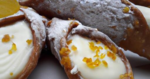 Cannoli s ricottou a citronovou kůrou