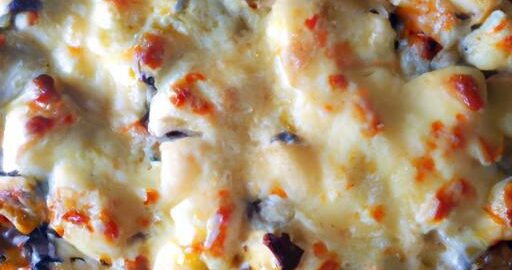 Kuřecí sýrové ratatouille gratin