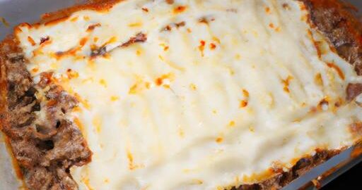 Domácí italské lasagne s mletým masem