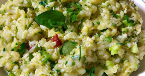Zeleninové rizoto s čerstvými bylinkami