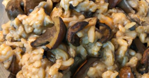 Rizoto se šampiňony