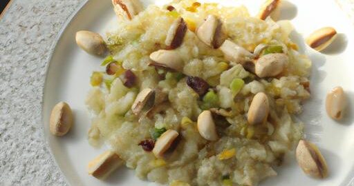 Rýžová chuťovka s pistáciemi
