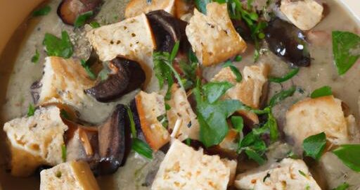 Kulajda s hříbkovými krutony