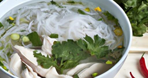 Kuřecí pho polévka