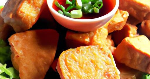 Křupavý tofu s pikantní omáčkou