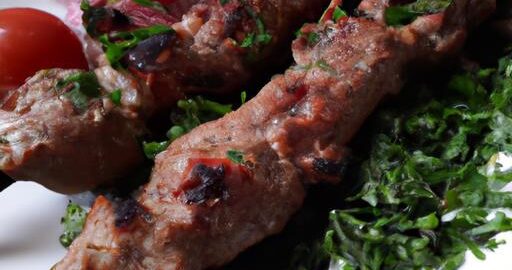 Šašlik z jehněčího masa