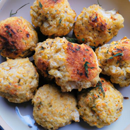 Květákové karbanátky s bylinkami