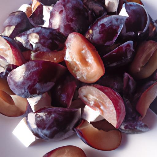 Kokosový krém se švestkami