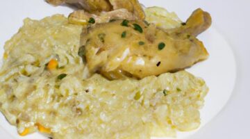 Risotto s grilovaným kuřecím masem