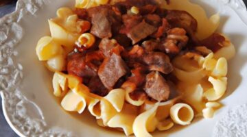 Kančí ragú s cestovinou