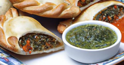 Kuřecí empanadas s omáčkou chimichurri