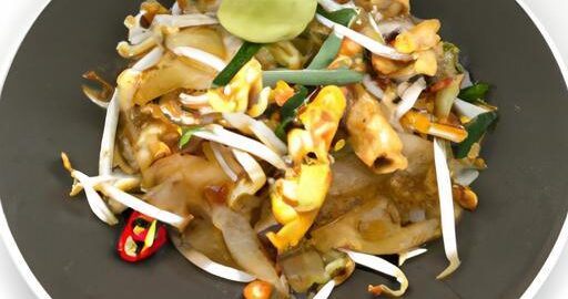 Phad Thai s kuřecím masem