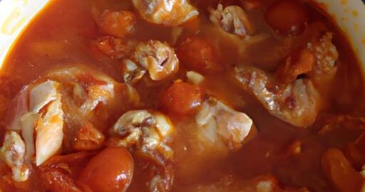 Rajčatový chutný guláš s kuřecím