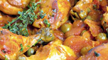 Cacciatore z kuřecích stehýnek