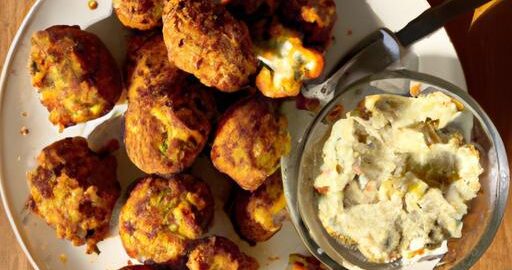 Květákové „křupavé kousky“ s hummusem