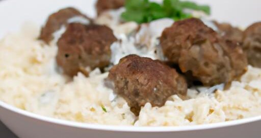 Egyptské kofta s rýží