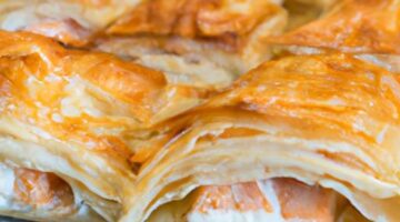 Losos v listovém těstě