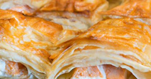 Losos v listovém těstě