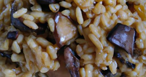 Veganské rizoto se žampiony